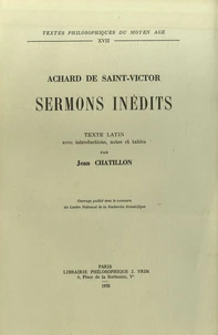 Sermons inédits