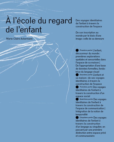  ACKERMANN MARIE-CLAI - À l'école du regard de l'enfant - Des voyages identitaires de l'enfant à travers la construction de l'espace. De son inscription au monde par le biais d'une image : celle de sa demeure.