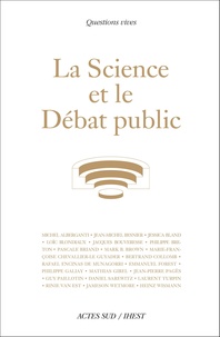  Actes Sud - La science et le débat public.