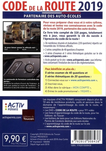 Code de la route de Activ Permis - Grand Format - Livre - Decitre