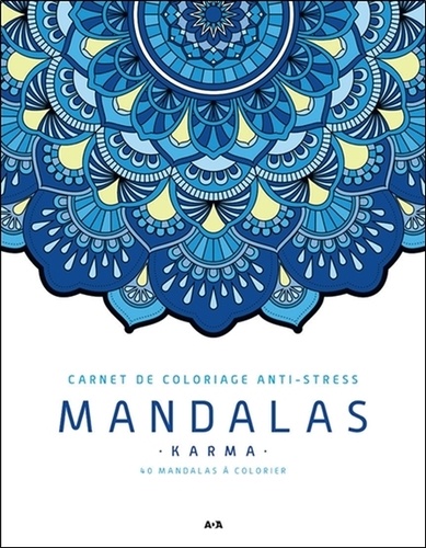  AdA Editions - Mandalas karma - 40 mandalas à colorier.