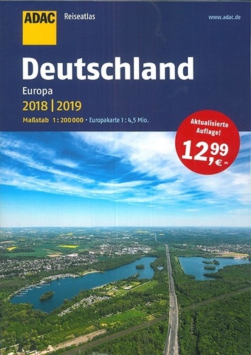  ADAC Verlag - Deutschland Europa Reiseatlas - 1/200 000.