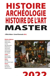 Master Histoire-Archéologie-Histoire de l'art