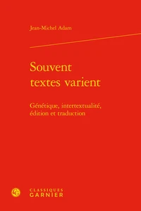 Souvent textes varient