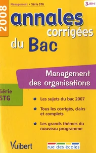 Management des organisations série STG