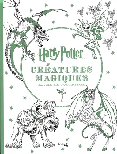 Créatures magiques Harry Potter - Livre de coloriage