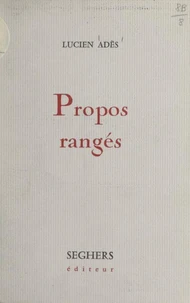 Propos rangés