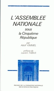 L'Assemblée nationale sous la Cinquième République
