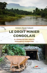 Le droit minier congolais