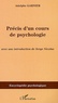 Adolphe Garnier - Précis d'un cours de Psychologie.