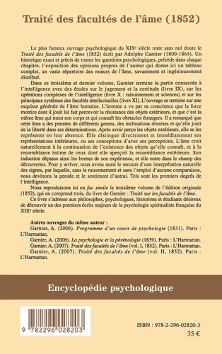 Traité des facultés de l'âme (1852). Volume 3