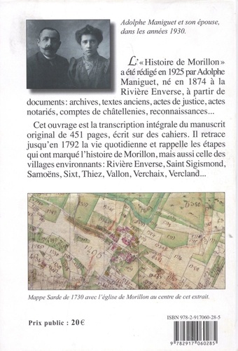 Morillon. Histoire de Morillon et ses environs avant 1792