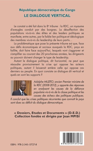 République démocratique du Congo 10e tribune. Le dialogue vertical