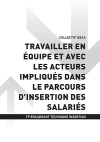 TP ENCADRANT TECHNIQUE INSERTION - AT2 Travailler en équipe et avec les acteurs impliqués dans le parcours d'insertion des salariés