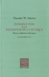 Introduction à la sociologie de la musique