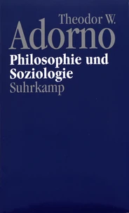 Philosophie und Soziologie