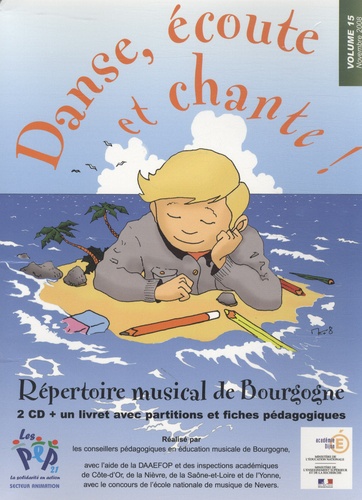  ADPEP 21 - Danse, écoute et chante ! - Répertoire musical de Bourgogne volume 15. 2 CD audio