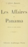 Adrien Dansette et Pierre Mortier - Les affaires de Panama.