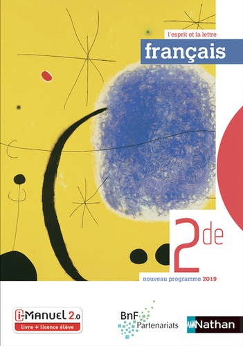 Français 2de L'esprit et la lettre  Edition 2019