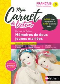 Adrien David et Thomas Lacomme - Mon carnet de lecteur Français 1re - Mémoires de deux jeunes mariées, Honoré de Balzac.