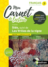 Adrien David et Maxime Durisotti - Mon carnet de lecteur Français 1re - Sido, suivi de Les vrilles de la vigne, Colette.