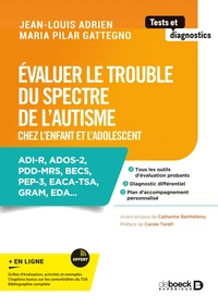 Evaluer le trouble du spectre de l’autisme chez l'enfant et l'adolescent