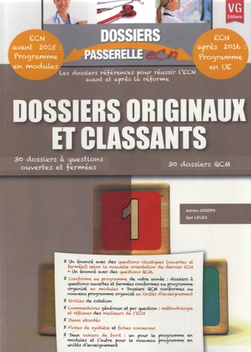 Adrien Joseph et Igor Leleu - Dossiers originaux et classants.