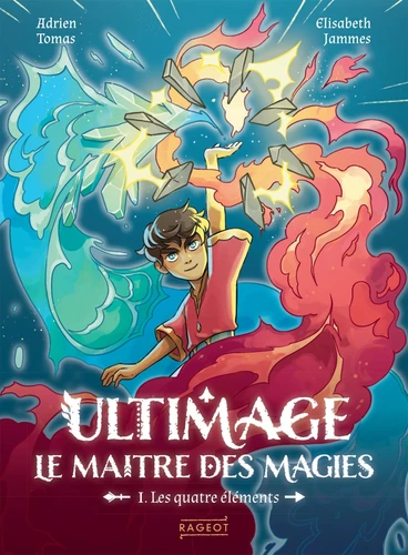 Couverture de Ultimage, le maître des magies n° 1 Les quatre éléments
