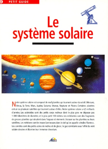  Aedis - Le système solaire.
