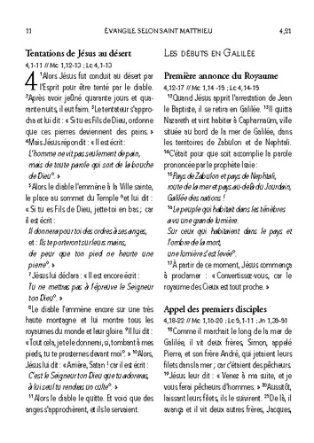 Le Nouveau Testament et les psaumes. Traduction officielle liturgique  Edition de luxe