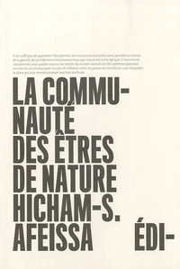 La communauté des êtres de nature