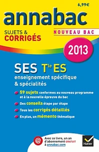 Sciences économiques et sociales Tle ES