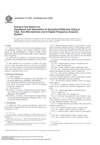 ASTM E 1050-98