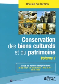 Conservation des biens culturels et du patrimoine