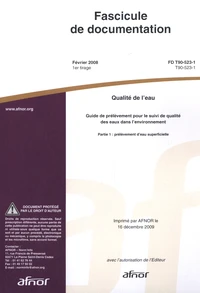 Fascicule de documentation FD T90-523-1