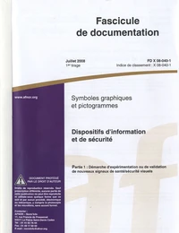 Fascicule de documentation FD X08-040-1 Symboles graphiques et pictogrammes