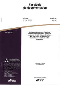 Fascicule de documentation FD X50-193 Outils de management