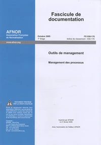 Fascicule de documentation Outils de management