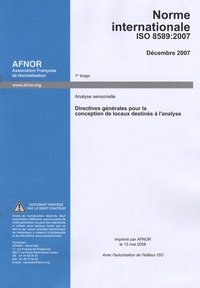 ISO 8589/2007 - Directives générales pour la conception de locaux destinés à lanalyse.pdf