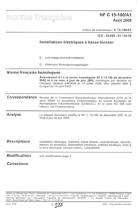 NF C 15-100/A1