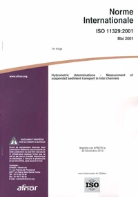 Norme internationale ISO 11329:2001 Hydrometric determinations