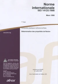 Norme internationale ISO 14125:1998 Composites plastiques renforcés de fibres
