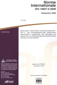 Norme internationale ISO 18857-2:2009