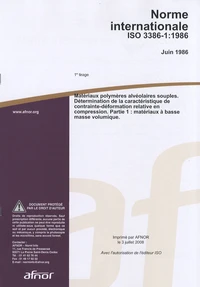 Norme internationale ISO 3386-1:1986