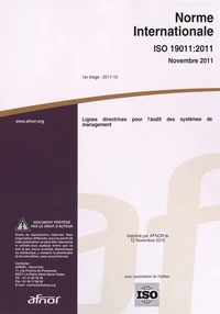 Norme internationale ISO 50003:2014 Systèmes de management de l'énergie