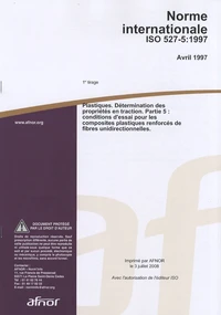 Norme internationale ISO 527-5:1997 Plastiques
