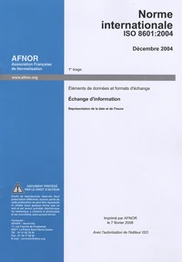 Norme internationale ISO 8601/2004