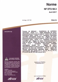 Norme NF DTU 68.3 Travaux de bâtiment