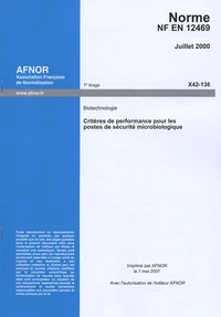 Norme NF EN 12469
