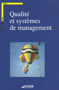  AFNOR - Qualité et systèmes de management.